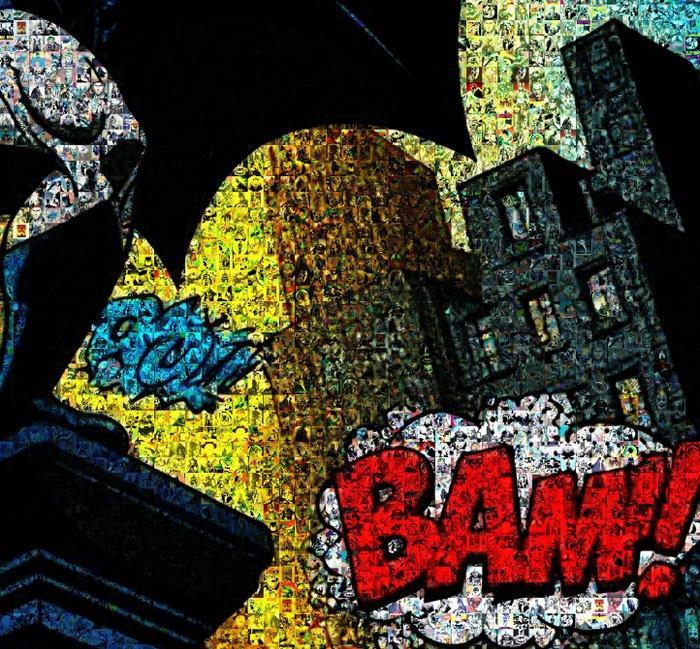 David Law - Crypto Batman XI- Format XL 60x60, Antiek en Kunst, Kunst | Designobjecten