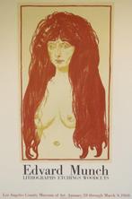 Edvard Munch - Affiche originale dexposition - Los Angeles