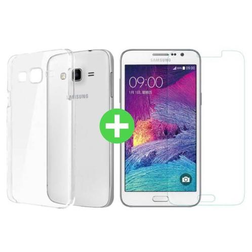 Samsung Galaxy J7 Prime 2016 Transparant TPU Hoesje + Screen, Télécoms, Téléphonie mobile | Housses, Coques & Façades | Marques Autre