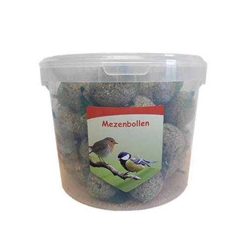 Mezenbollen in emmer (30stuks), Dieren en Toebehoren, Vogels | Toebehoren, Nieuw