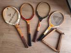 Verzameling Vintage houten tennisrackets - Tennis - Raquette, Nieuw
