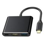 3 in 1 USB-C Hub - Compatibel met Macbook Pro / Air - USB, Informatique & Logiciels, Pc & Câble réseau, Verzenden