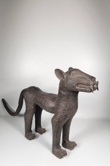 Grand léopard  - ifé - Benin , nigeria, Antiek en Kunst, Kunst | Niet-Westerse kunst