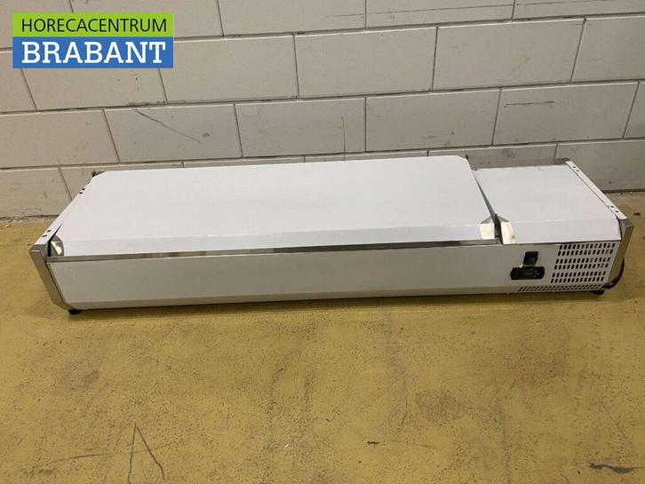 RVS Opzetvitrine Opzet koelvitrine saladière 5 x 1/3 en 1 x, Zakelijke goederen, Horeca | Keukenapparatuur, Ophalen of Verzenden