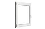 PVC raam draai kiep b100xh120 cm wit, Doe-het-zelf en Bouw, Glas en Ramen, Gevelraam of Ruit, 80 tot 120 cm, 80 tot 120 cm, Nieuw
