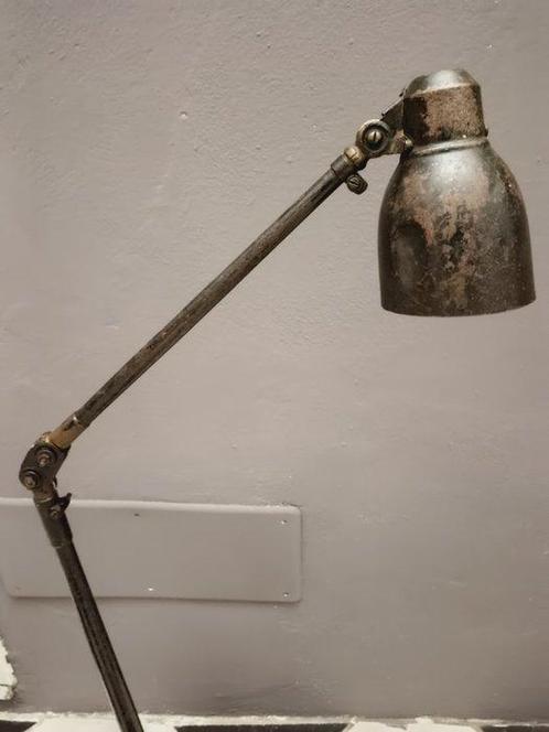 Lamp - IJzer - Industriële lamp, Antiek en Kunst, Antiek | Wandborden en Tegels
