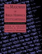 The Masorah of Biblia Hebraica Stuttgartensia 9780802843630, Verzenden, Page H. Kelley