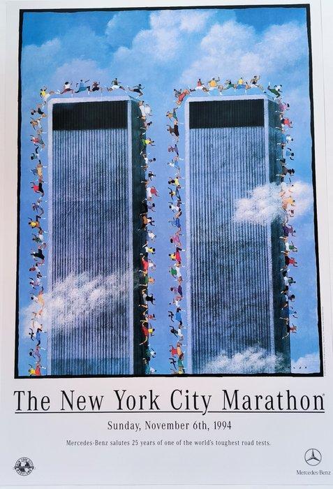 Dave Cutler - The New York City Marathon poster  Wall Trade, Antiek en Kunst, Kunst | Tekeningen en Fotografie