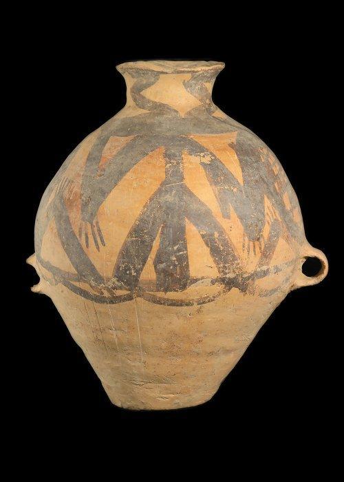 Oud-Chinees, Neolithische periode Terracotta Geschilderde, Antiek en Kunst, Antiek | Overige Antiek