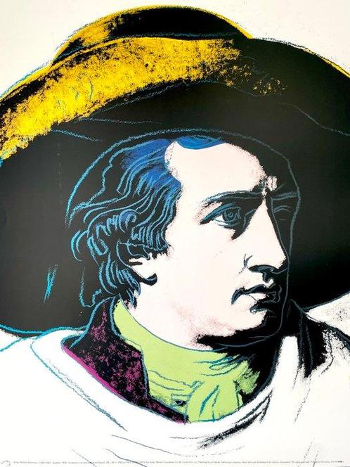 Andy Warhol (after) - Goethe White (XL Size) - Offset, Antiek en Kunst, Kunst | Tekeningen en Fotografie