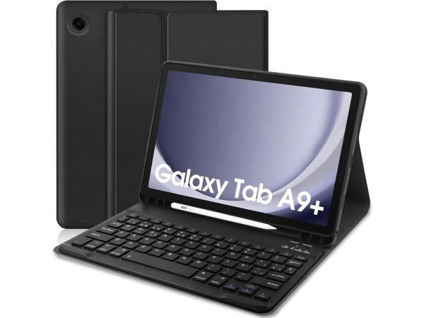 Veiling - Galaxy Tab A9 Plus toetsenbordhoes, Telecommunicatie, Mobiele telefoons | Hoesjes en Screenprotectors | Overige merken