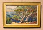 Gineste (X) - Impressionistisch landschap, Antiek en Kunst