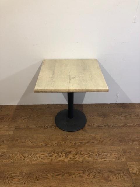 Gebruikte Terrastafel (70x70cm) - T1522- Vintage/Café, Huis en Inrichting, Tafels | Eettafels, Ophalen