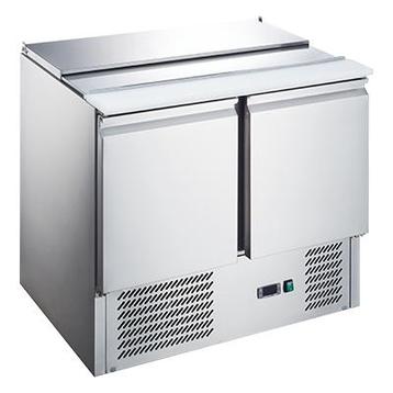 RVS Koelwerkbank Saladiere 2 deurs (Nieuw!!), Ophalen of Verzenden