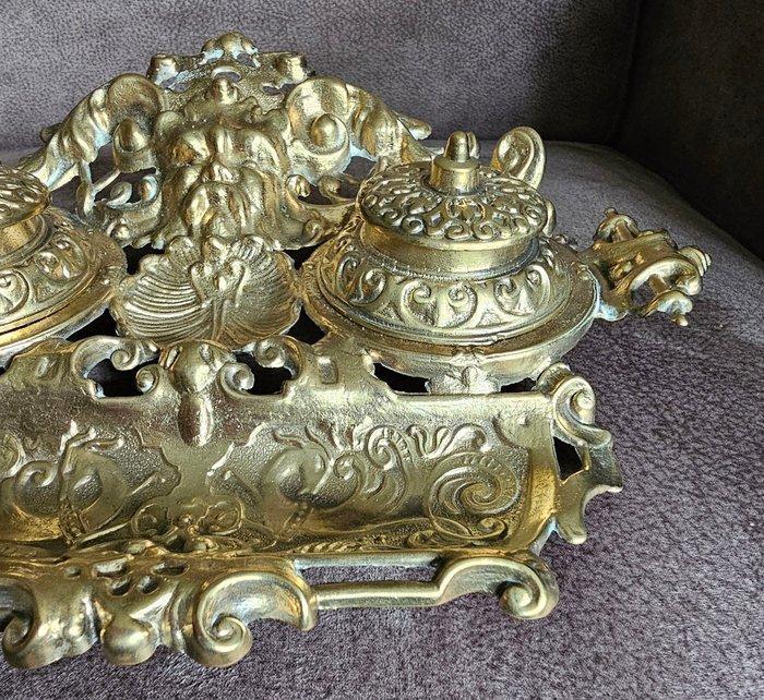 Inktpot - Koper, Antiek en Kunst, Curiosa en Brocante