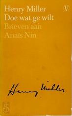 Doe wat ge wilt - brieven aan Anaïs Nin, Livres, Verzenden