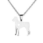 Fako Bijoux® - Ketting Met Hanger - Stainless Steel - RVS -, Verzenden, Nieuw