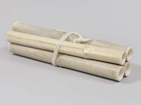 Polygonum / bamboe stokken naturel 34 cm. bundel 4st bam, Hobby en Vrije tijd, Knutselen, Nieuw