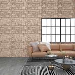 vidaXL 10 st Wandpanelen 3D beige baksteen EPS, Doe-het-zelf en Bouw, Verzenden, Nieuw