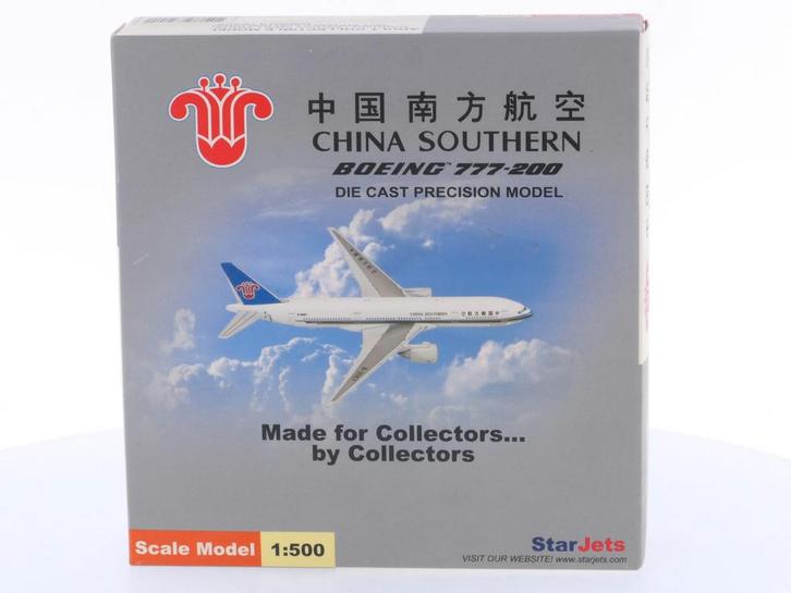 Schaal 1:500 Star Jets SJCSN041 China Southern Boeing 777..., Hobby en Vrije tijd, Modelbouw | Vliegtuigen en Helikopters, Zo goed als nieuw