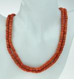 Ketting - 14 karaat Geel goud Bloedkoraal - Fraai gouden, Handtassen en Accessoires, Antieke sieraden