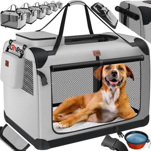 Lovepet - transportbox voor honden / katten - reisbench -, Dieren en Toebehoren, Honden-accessoires, Verzenden