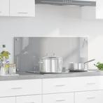 vidaXL Keuken Spatscherm Lichtgrijs 100 x 40 x 0.6 cm gehard, Antiek en Kunst, Verzenden