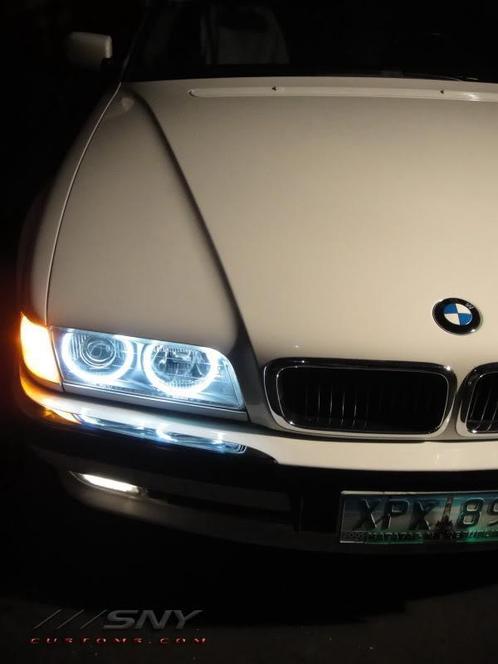 LED angel eyes BMW E38 complete set LED Angel eyes, Auto diversen, Tuning en Styling, Verzenden