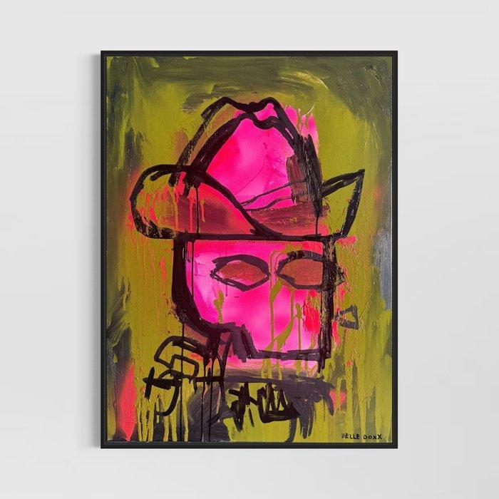 Belle Doxx - Space cowboy, Antiek en Kunst, Kunst | Schilderijen | Modern