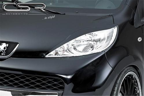 Koplampspoilers voor Peugeot 107 2005-2012 ABS, Auto diversen, Tuning en Styling, Ophalen of Verzenden