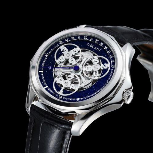 Ublast - Axial Force - Automatic Ltd Edition - REF.UBAXF42BU, Handtassen en Accessoires, Horloges | Heren