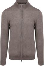 Profuomo Vest Merinowol Taupe maat Maat 48/50 (M) Heren, Verzenden