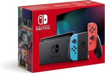 Nintendo Switch Console Set Blauw / Rood V2 in Doos (Nett..., Ophalen of Verzenden