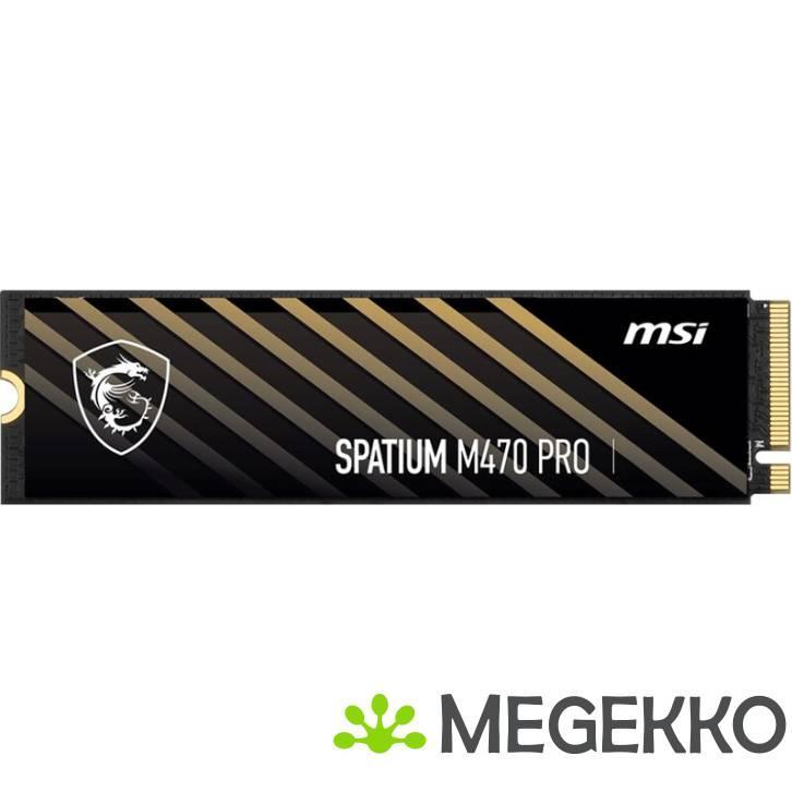 MSI SPATIUM M470 PRO PCIe 4.0 NVMe M.2 1TB, Computers en Software, Harde schijven, Nieuw, Verzenden