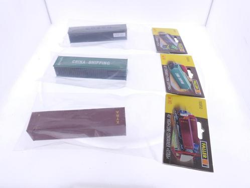 Schaal H0 Faller containers set 3 met 180844, 180845 & 18..., Hobby en Vrije tijd, Modelbouw | Overige, Zo goed als nieuw, Ophalen of Verzenden