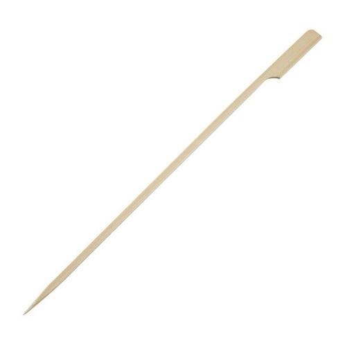 Composteerbare bamboe prikkers met peddelvorm 24cm | 100, Zakelijke goederen, Horeca | Keukenapparatuur, Nieuw in verpakking, Verzenden