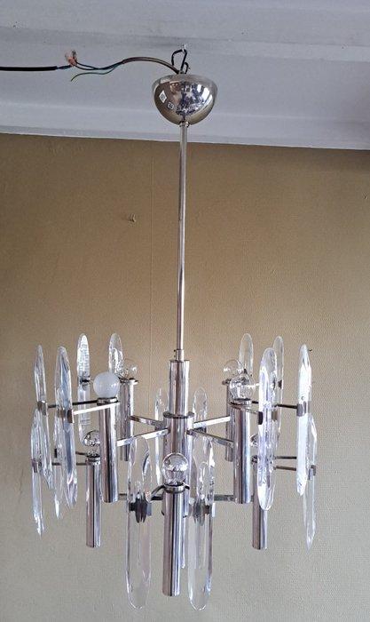 Gaetano Sciolari - Gaetano Sciolari - Lampadaire - Acier,, Antiek en Kunst, Antiek | Verlichting