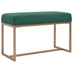vidaXL Bankje 80 cm fluweel groen, Verzenden, Nieuw