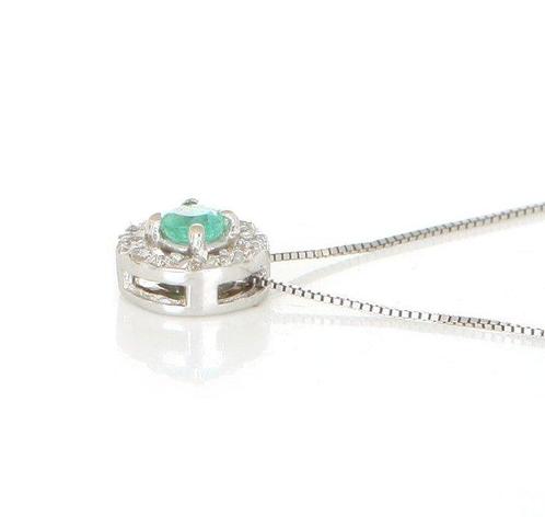 Zonder Minimumprijs - Halsketting - 18 karaat Witgoud -, Handtassen en Accessoires, Kettingen
