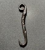 Époque Viking Fer Hameçon de pêche Iron Intact avec un corps