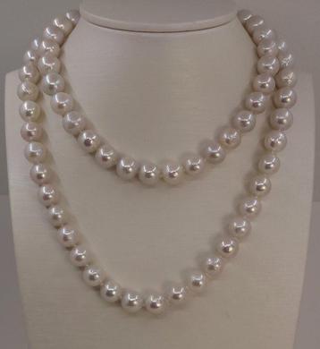 Sans Prix de Réserve - Collier - 14 carats Or blanc - Perles