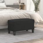 vidaXL Bankje 70x35x41 cm stof zwart, Huis en Inrichting, Verzenden, Nieuw