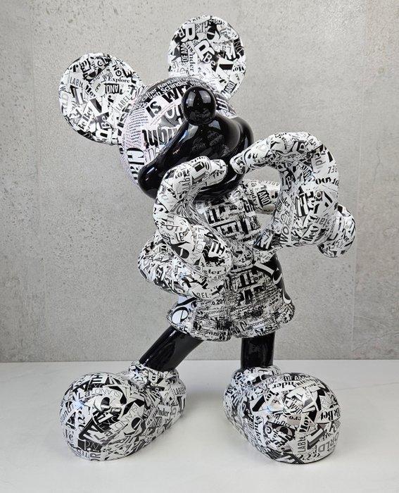 ArtBrut by Ann - Mickey ILY - black&withe - edycja, Antiek en Kunst, Kunst | Designobjecten