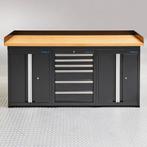 Datona Werkbank PRO eiken - 6 lades - 2 opbergkasten - 200, Ophalen of Verzenden, Nieuw