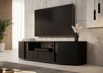 Meubella | TV-Meubel zwart 179cm | hotel chique modern, Huis en Inrichting, Kasten |Televisiemeubels, Overige materialen, Verzenden