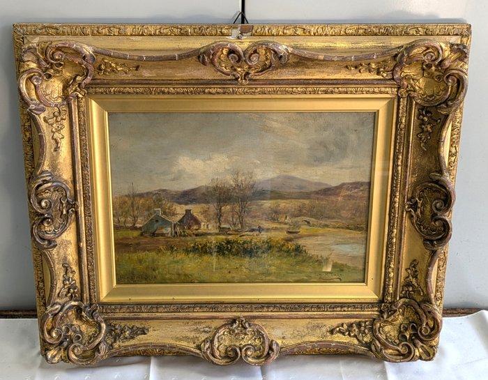 Tom Mcewan (1846-1914) - Campagna, Antiek en Kunst, Kunst | Schilderijen | Klassiek