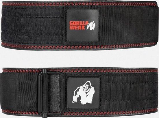 2dekans | Gorilla Wear Halterriem - 4 Inch Premium Leren, Sport en Fitness, Fitnessmaterialen, Ophalen of Verzenden