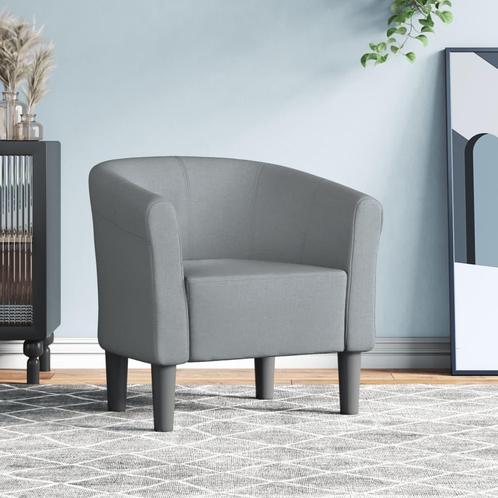 vidaXL Kuipstoel stof lichtgrijs, Huis en Inrichting, Fauteuils, Nieuw, Verzenden