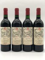 4 x 75cl Chateau de la Commanderie 1988 (Bordeaux, rood), Verzamelen, Wijnen, Ophalen of Verzenden, Nieuw, Frankrijk, Rode wijn