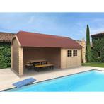 Cottage poolhouse in hout - york 2980 + 3644 x 2980 mm 28 mm, Tuin en Terras, Tuinhuizen, Nieuw